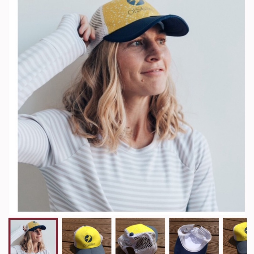 ISO Yellow Runner Trucker hat